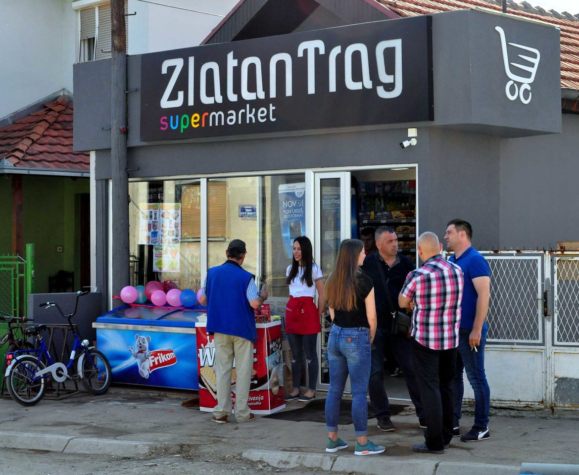 otvoren novi mini market Zlatan Trag u ulici Ivana Milutinovica u Leskovcu